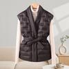 Winter new down cotton vest women's fashion loose and thin small fragrant versatile trend vest women's coat
