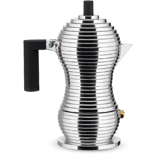 Кофеварка Alessi Pulcina 1 чашка черная (MDL02/1B)