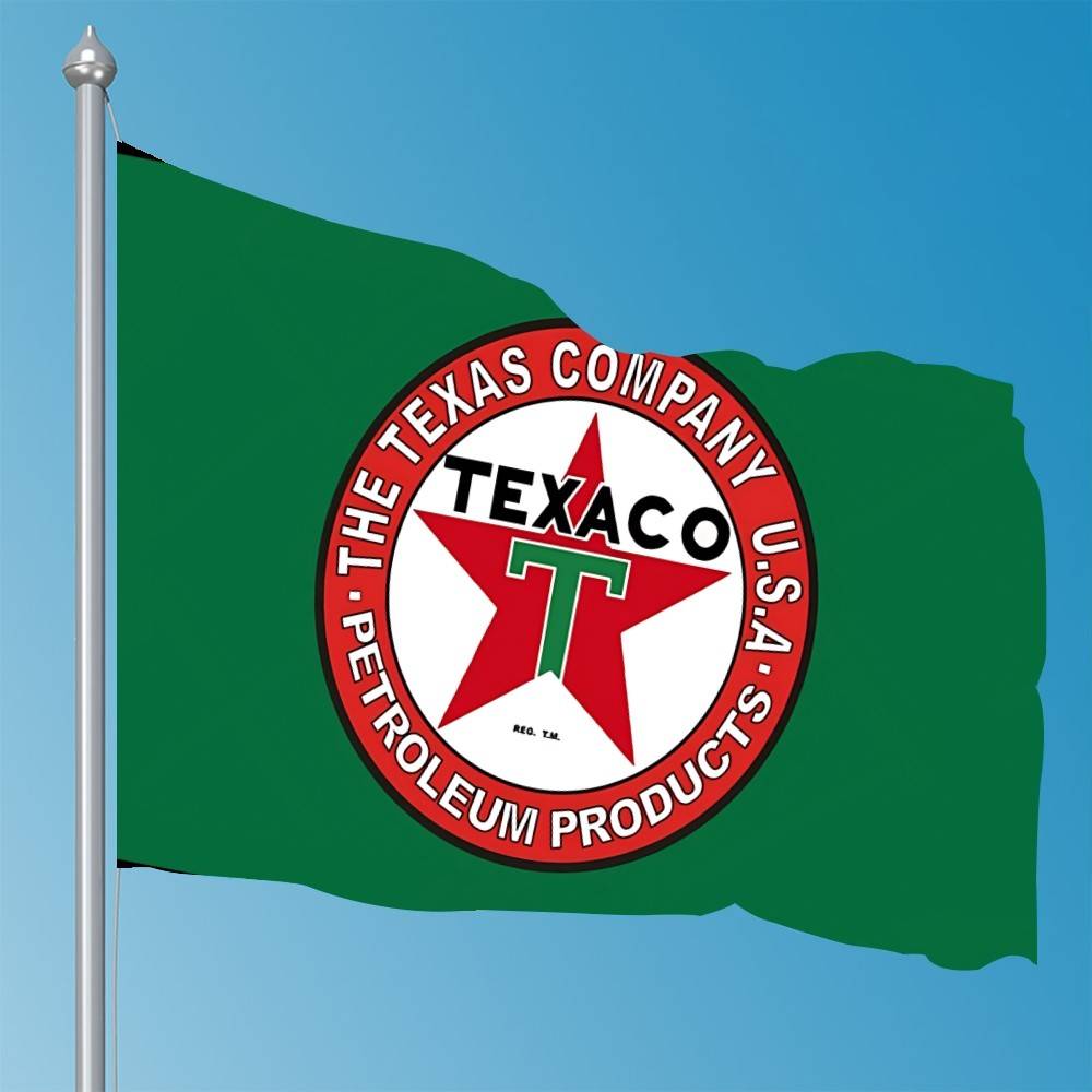 Texaco Gas Oil Garage Flags Personalized Items Flags For Bedrooms Home Funny