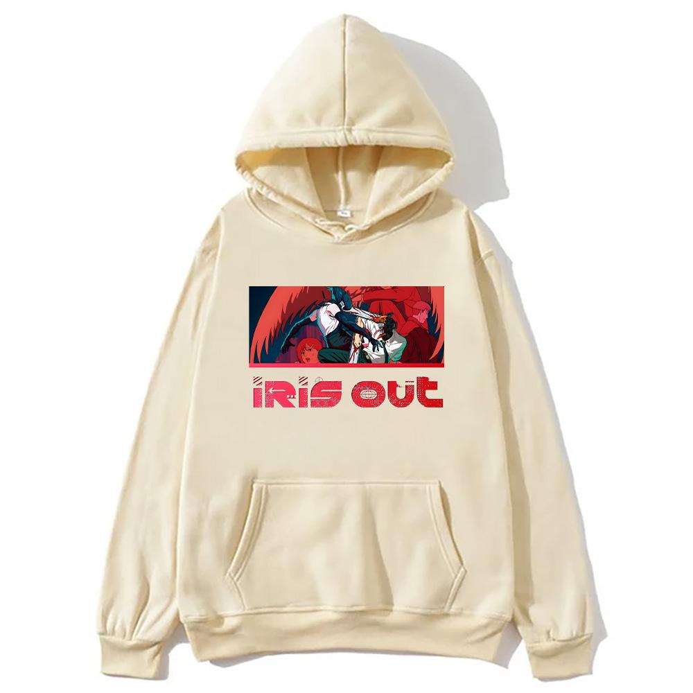 ХУДИ ИЗ ЯПОНСКОГО АНИМЕ IRIS OUT Yonezu Kenshi IRIS OUT Новые Графические Толстовки Женские Мужские Харадзюку Пуловер Y2K Худи с Длинным Рукавом