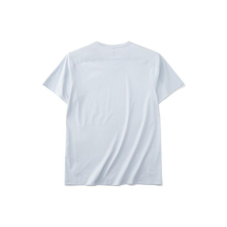 ANTA T Shirts Men's Gray Crew Neck Moderate Straight Fit 152225123-1