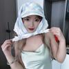 Sunshade Triangle Headscarf Hat Quick-drying Strappy Bandana Hat  Women