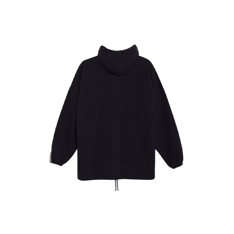 Balenciaga Толстовка унисекс, черная, 482217TTK141000