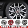 4pcs 58mm Car Wheel Center Hub Center Cap Rim Hub Dustproof Cover Emblemem For Honda Civic CRV Accord Fit Odysse Auto Accessorie