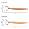 Danish Dough Whisk Stainless Steel Dutch Style Bread Hand Mixer Wooden Handle Kitchen Baking Tools Pastry Blender