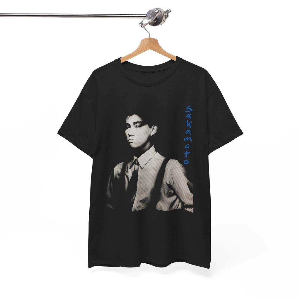 Футболка Рюити Сакамото, Японский музыкант New Wave, Музыкальная унисекс футболка