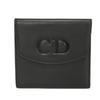 Used 10656 Trifold Wallet 7942, Old Style, Smooth Calfskin, Vintage, Old Red, Two-Tone CD Logo, Black, Unisex from