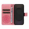 For Samsung Galaxy S25 FE Leather Wallet Case Sunflower Imprinted Phone Cover