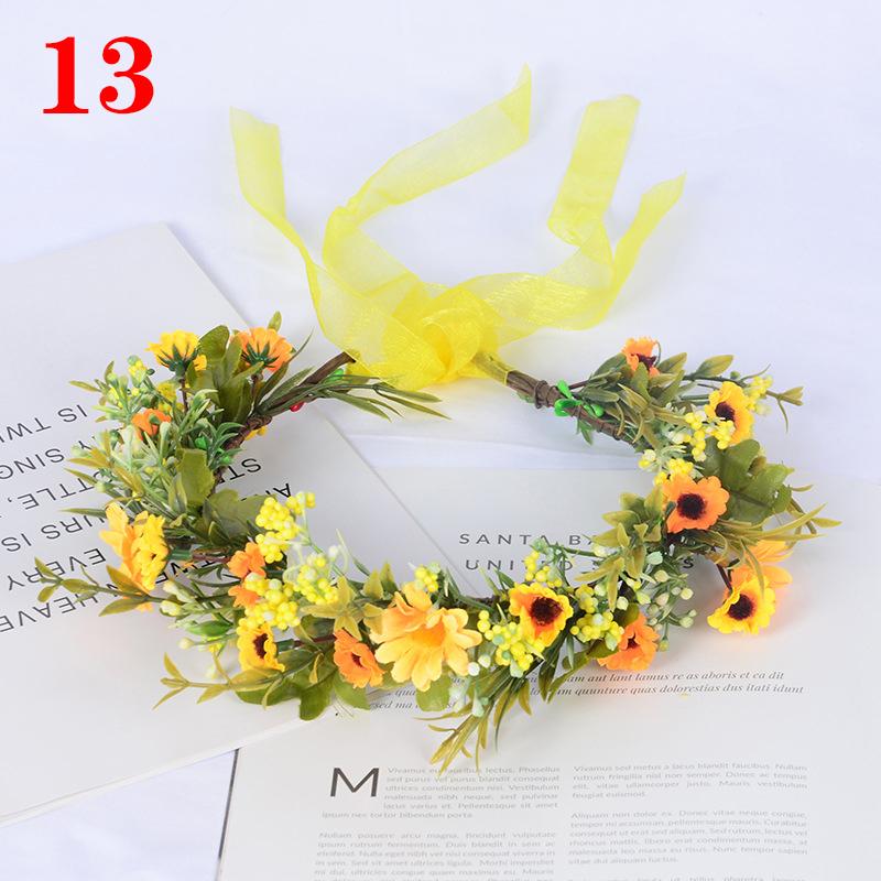 1шт повязка на голову для женщин модная цветочная повязка на голову фотосессии диадемы венок цветок свадьба доступно несколько вариантов