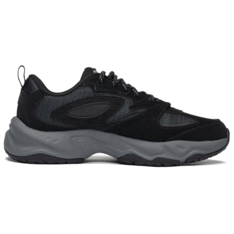 Li Ning Амортизирующие, Износостойкие Низкие Повседневные Кроссовки Унисекс Черные AGCV245-1