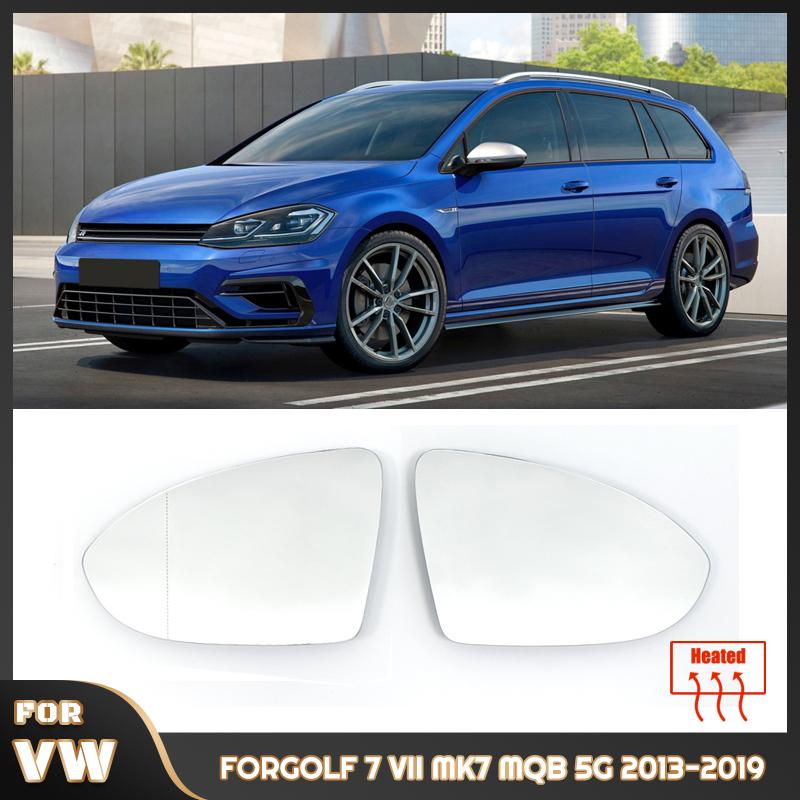 Подогреваемое прозрачное стекло зеркала заднего вида для Volkswagen VW Golf 7 MK7 / MK7.5 GTI GTD 2012-2025 Touran 5T замена