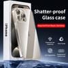 Роскошный прозрачный чехол из закаленного стекла для iPhone 15 14 13 Pro Max 15 14 Plus, не желтеющий, прозрачный, жесткий чехол-бампер из ПК