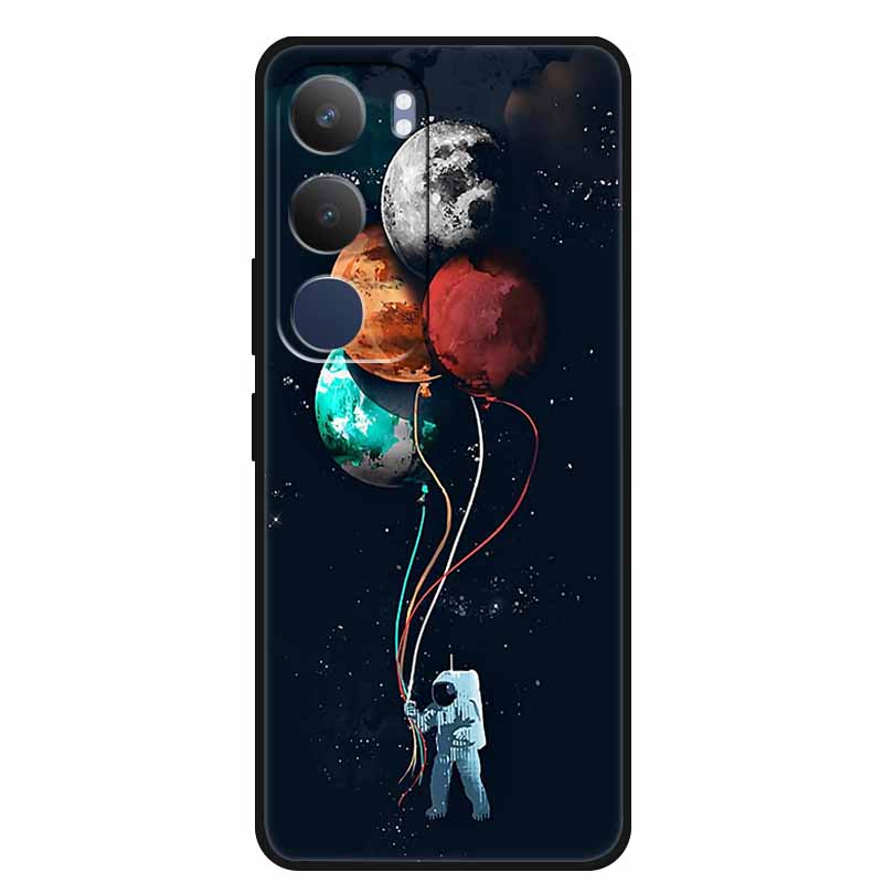 Чехол для Vivo Y19s 4G Y 19s 6.68" Мягкий силиконовый ТПУ чехол для телефона для Vivo Y19s Pro 4G Мультяшное животное Ударопрочный чехол Y19 s Pro 4G