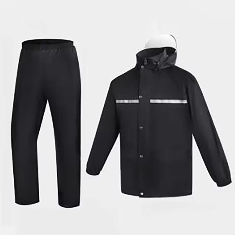 Waterproof Rain Coat Motorcycle Rainwear Suit Reflective Riding Raincoat
