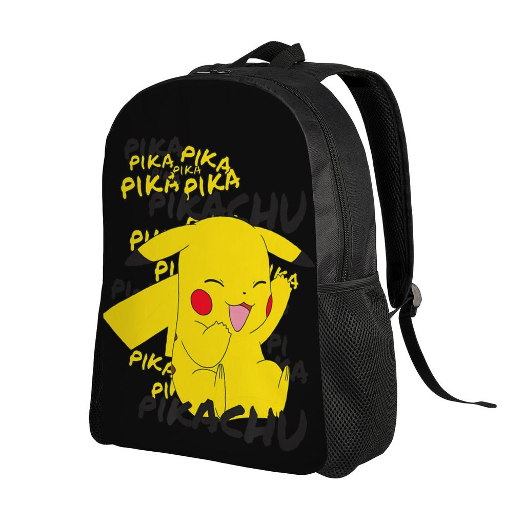 Рюкзаки Pokemon Пикачу Трескается Шутка День Смеха Daypack mochila Campus Ретро Моющийся Rucksack