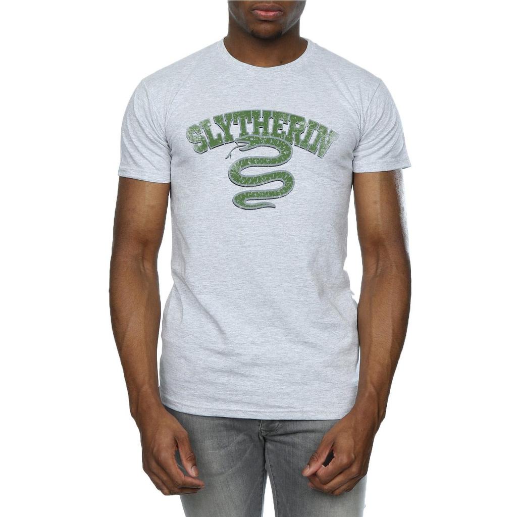 Harry Potter Mens Slytherin Sport Emblem T-Shirt
