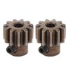 2Pcs RC Car Pinion Gear 32P 11T 3.175mm Steel 6747 for Rustler 4X4 Motor 3mm Shaft