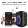 Переносной беспроводной Bluetooth-динамик с басовым стереодинамиком, сабвуфером, дискотечным светом, светодиодной вспышкой, FM-радио, беспроводной динамик для улицы