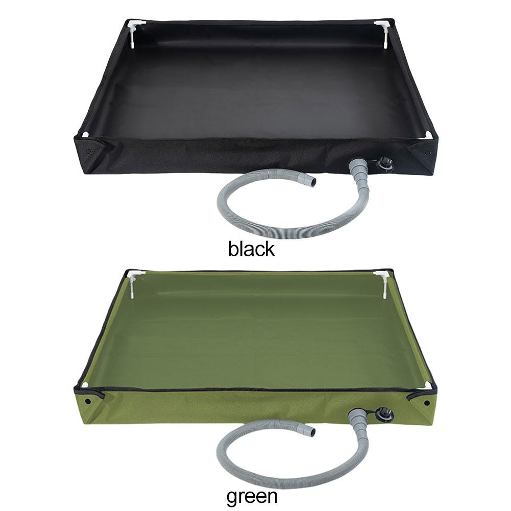 Camping Shower Base with Drain Hose Camping Shower Tent Floor Base Outdoor Tent Shower Tray for RV Outdoor Camping Shower