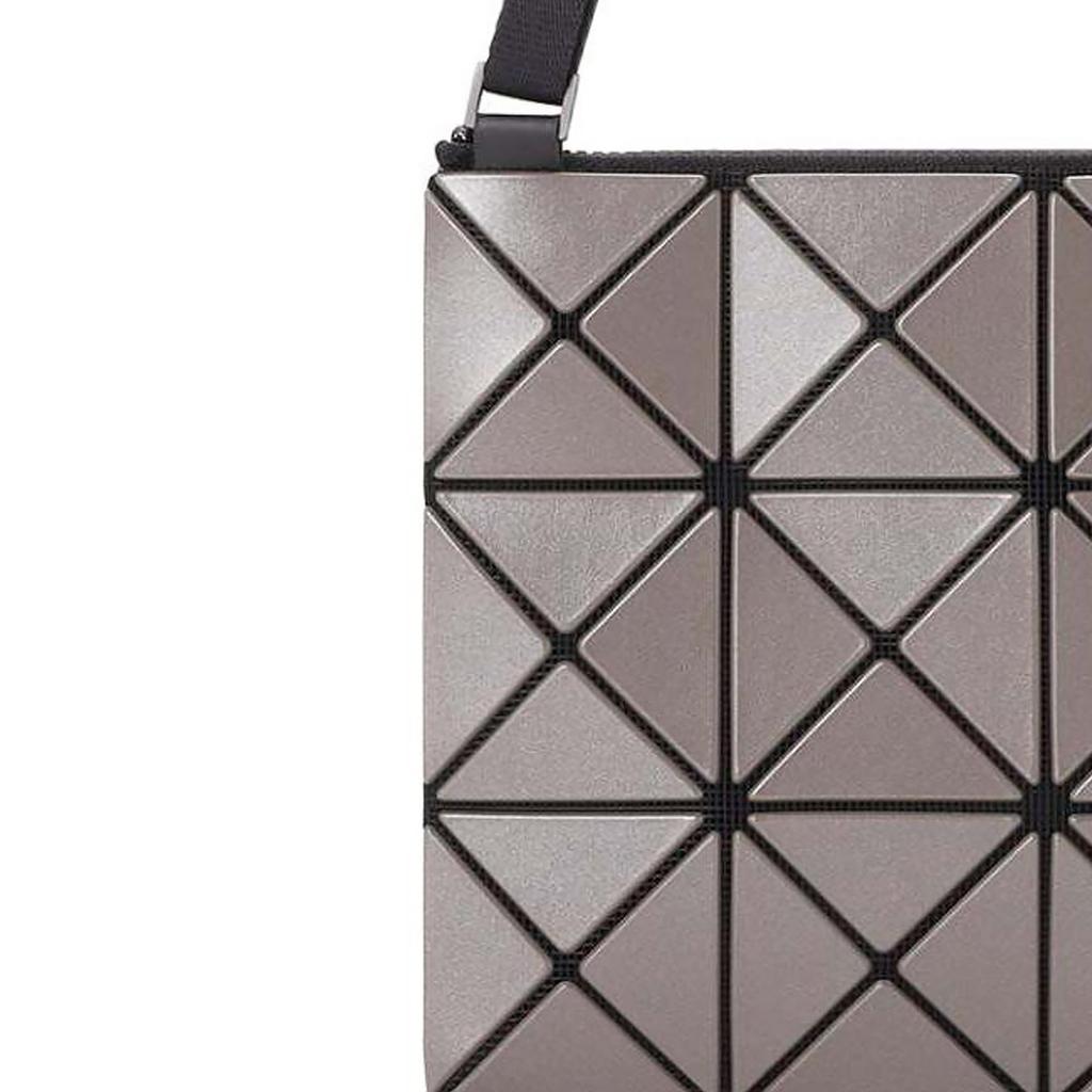 ISSEY MIYAKE PVC Crossbody Bags Women's Brown Silver BB53-AG626-90