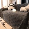 Плотный цветочный плюшевый чехол для дивана, все включено, анти-кошачье полотенце для дивана, многоцелевое зимнее жаккардовое плетение, одеяло на 3 места для дома