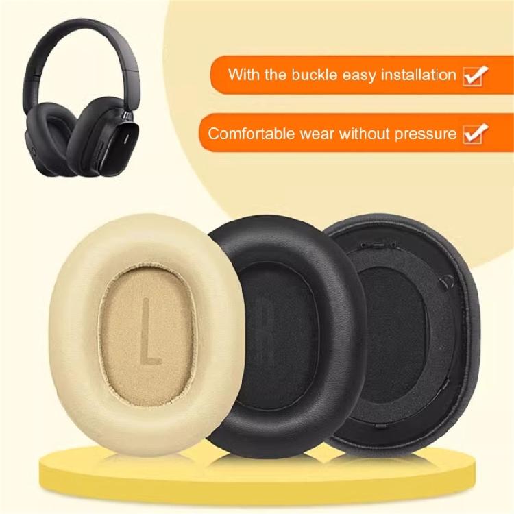 On Ear Headphone Ear Pad Replacement EarPads, Soft Protein Leather for Extended Wear for H1i Headsets Earcups
