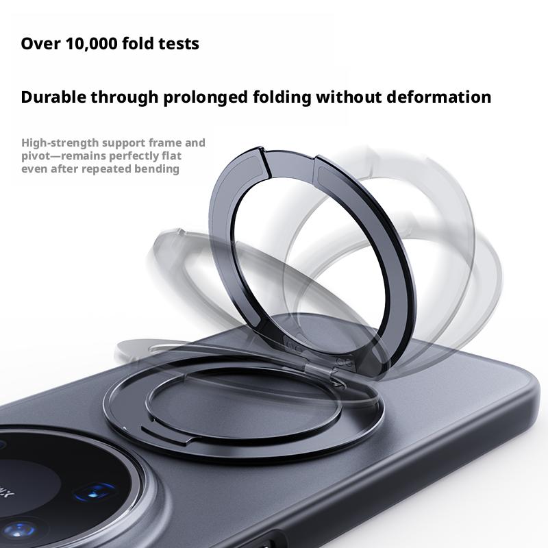 Для Huawei Mate 80 Pro Max, 80/80RS/80 70 60 Pro Plus, Чехол-накладка с покрытием Soft-touch, Матовый, Полупрозрачный, С кольцом-держателем 360°, Магнитный, Защитный