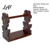 Knitting Tools And Gadgets Rotatable Wooden Yarn Rack Easy Assembly Ball Dispenser Spinner Smooth Rotation Spool Stand for Embroidery Crafting