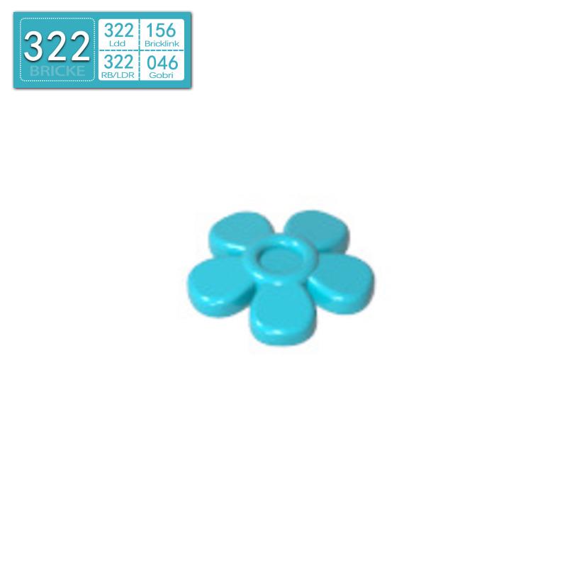 BRICKE 96483 Building Block Petals: Compatible with Lego, MOC Accessories