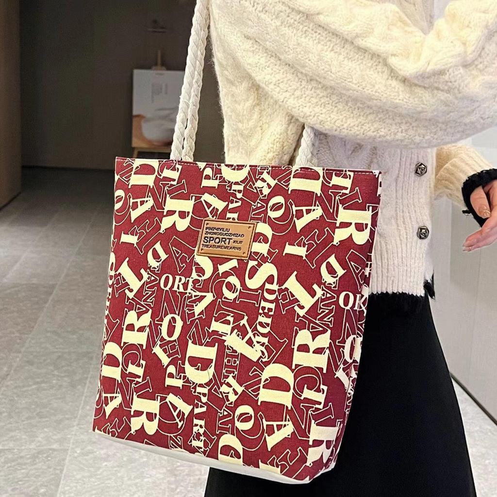 Женская универсальная повседневная сумка-тоут - Большая вместимость для улицы, поездок на работу или для студентов