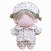 20cm Doll Pajamas Suit Cartoon Animal Star Mini Blouse Pants Set Doll Clothes  Cotton Stuffed Doll