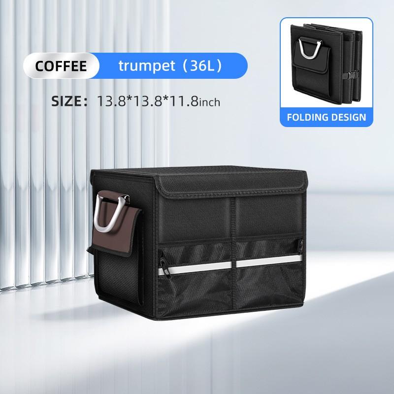 Large Capacity Foldable Car Trunk Organizer Box Oxford Fabric Storage Bin SUV Sedan Hatchback
