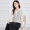 Hollow knit sweater for spring fashion, age reduction, casual, versatile women's top
