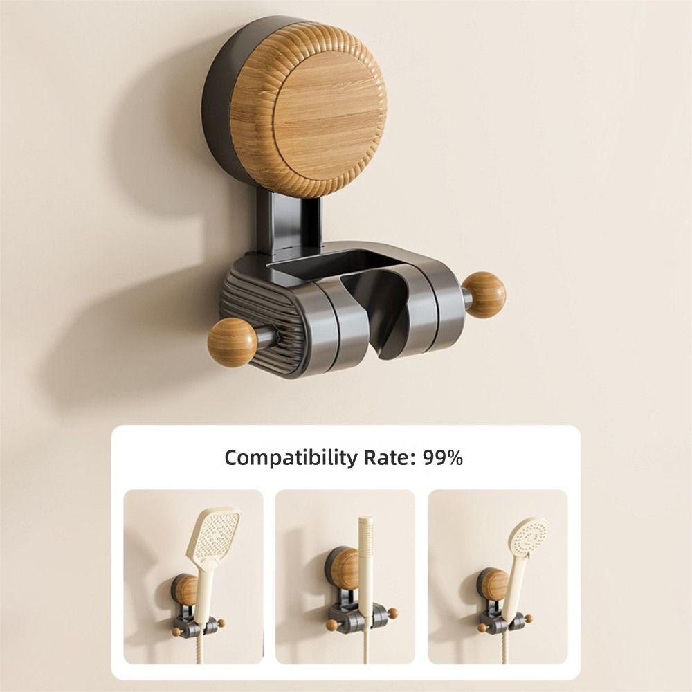 Suction Cup Type Wall Mounted Showerhead Holder Free Punching Sprayer Support  Bathroom Home
