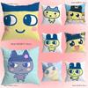 Подушка-наволочка T-Tamagotchi M-Mametchi Подушка Подушка Плюшевая Мальчики Девочки Мультфильм Аниме Каваий Декор День Рождения Детей Милые Подарки