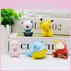 Sleeping 5pcs Pikachu Action Figure Capsule Toy Anime Doll Collectible