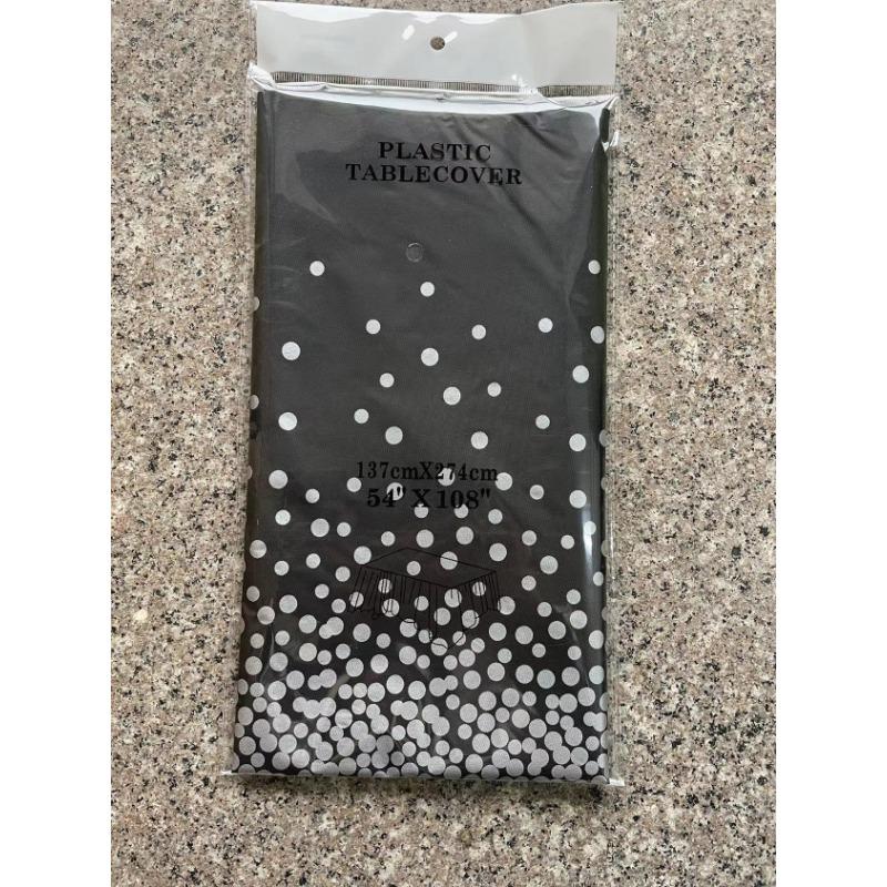 Polka Dot Party Tablecloth PEVA Waterproof and Oil-proof Disposable Party Tablecloth Party Tablecloth