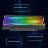 Алюминиевый ARGB радиатор-охладитель для M.2 SSD 5V 3Pin ARGB Aura Sync для M.2 2280 NVME NGFF твердотельного накопителя Радиатор Охлаждающая подставка