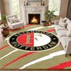 Feyenoord Rotterdam Carpet Door Mat for Living Room or Bedroom Protective Mat Under Chair Office Decoration Christmas Gift Birthday Present