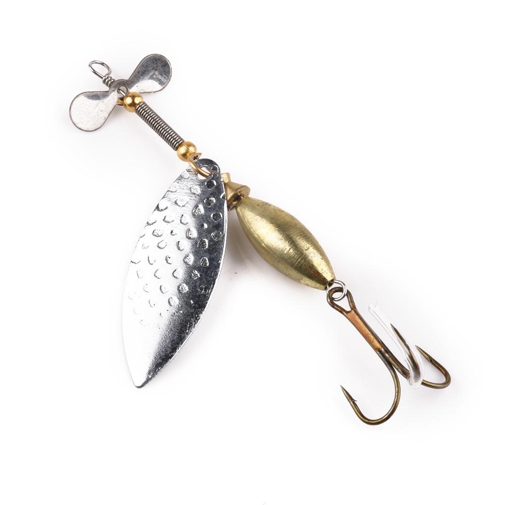 Spinnerbait Fishing Lure, Hard Metal Jig Spinner Baits Kits Swimbait for Bass Trout Pike Salmon Walleye Freshwater Saltwater