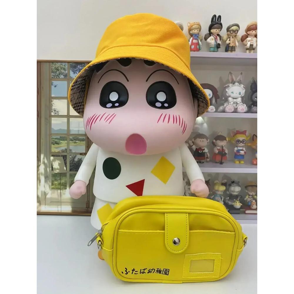 Crayon Shin-Chan Figure Anime Figures Model Personalized Creative Figures 1:1 Large Vinyl Superman Shinchan Figure Ornaments Toy