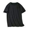 Summer Men T-shirt Round Neck Solid Color Mesh Short Sleeve Ice Silk Quick Dry Loose Elastic Pullover Casual Daily Wear Fitness