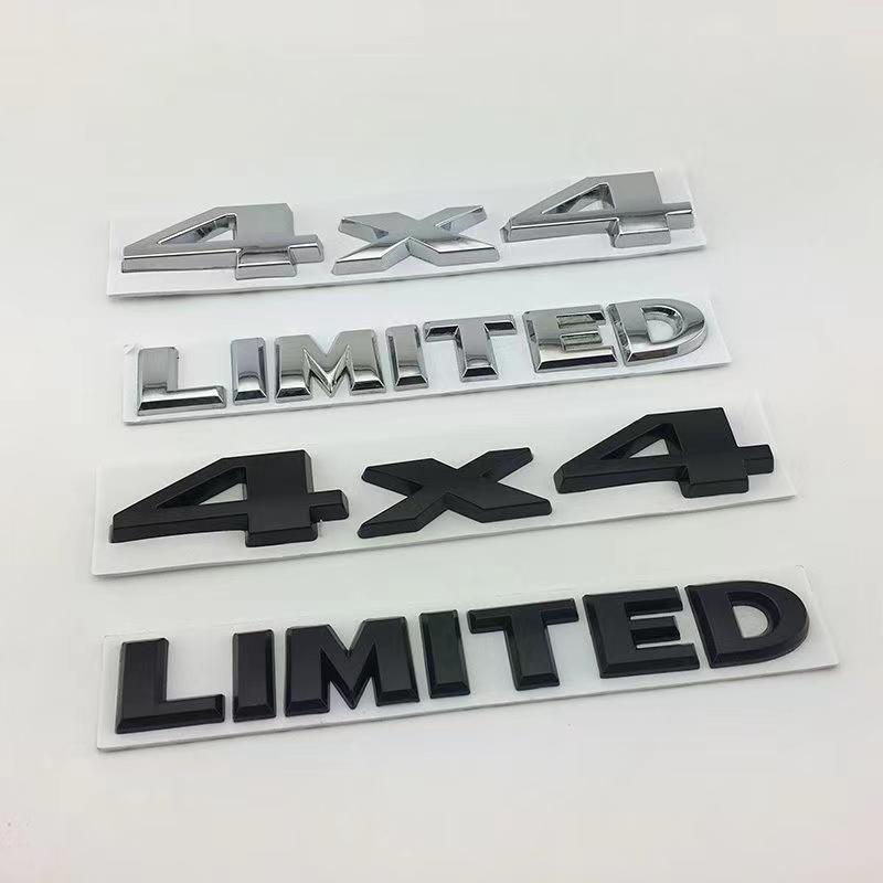 Metal Car Trunk Badge Stickers For Jeep 4X4 Limited Letters Emblem Logo Grand Cherokee Overland Compass Wrangler Accessories qa1