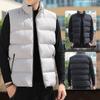 Vest Men's Outer Wear Winter New Wish Men's Coat Short Vest Warm Vest Sleeveless Down Cotton Stand-up Collar