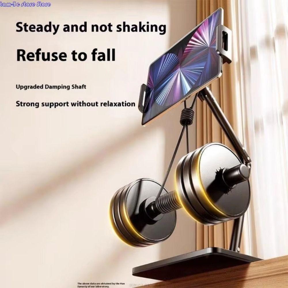 360 Rotating Folding Tablet Stand Multi-Angle Long Arm Tablet Bracket  Bed Use
