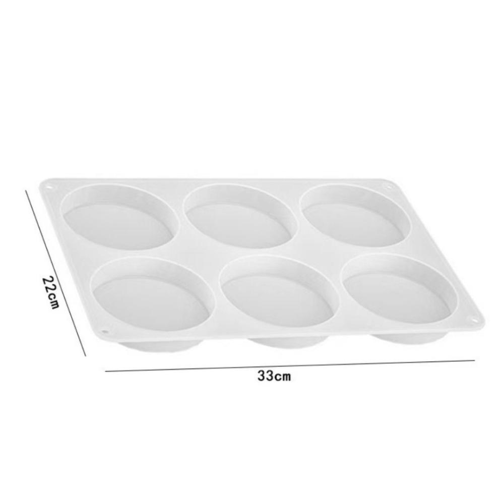 3.8 Inch Deep Resin Coaster Molds 6-Cavity Handmade Coaster Molds For Craft Art