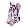 Halloween Tiger Half Face Mask Realistic Animal Facial Mask For Cosplay Masquerade Party Festival