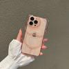 Прозрачный чехол с 3d медведем для Iphone 14 Pro Max, прозрачный чехол для телефона Puffer с милым сердечком и медведем для Iphone 13 11 12 14 Xr X Xs