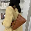 Women's Chain Underarm Bag Solid Spring and Summer Versatile Shoulder Bag Ladies Portable Large-capacity Leisure Bag