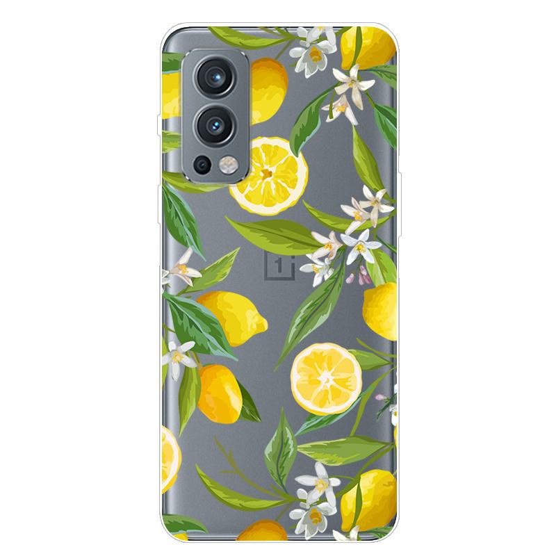 Чехол для OnePlus Nord 2 5G, ТПУ Силикон, Мягкий, Мультяшный, Прозрачный Чехол для Телефона One Plus Nord 2 5G, Nord2 5G, Прозрачный Coque